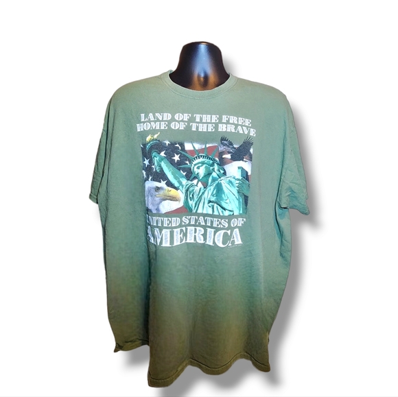 Patriotic Lady Liberty Tshirt by Five Star - Picture 1 of 4